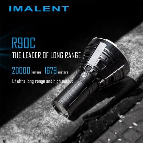 IMALENT R90C Powerful Rechargeable Flashlight Torch Outdoor Lantern Camping Ultra Bright 20000LM Waterproof Cree XHP Led Lamp