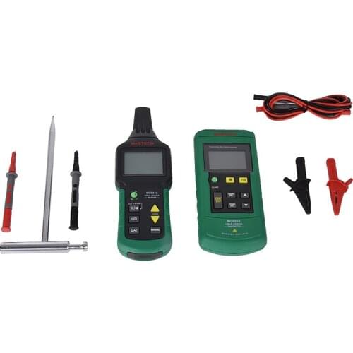 1 Pcs Professional Mastech MS6818 Wire Cable Tracker Metal Pipe Locator Tester Meter 12~400V Detector
