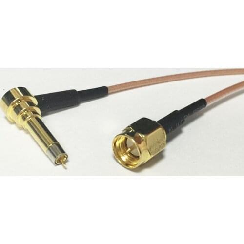 New Wireless Modem Wire SMA Male Plug Switch MS156 Right Angle Connector RG178 Cable 15CM 6" Wholesale Fast Ship