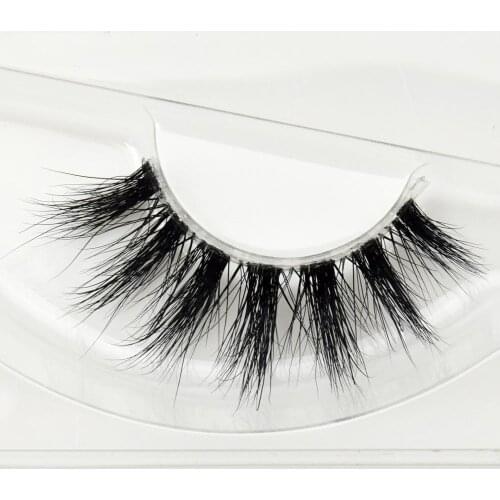 New Arrival Visofree 3D Mink False Eyelashes Fashion Makeup Fake Eyelashes Extension Thick Soft Transparent Terrier 1 Pair F41