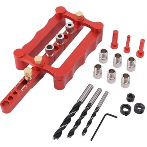 New Self Centering Dowelling Jig Metric Dowel 6/8/10Mm Drilling Tools For Wood Working Woodworking Joinery Punch Locator Tool