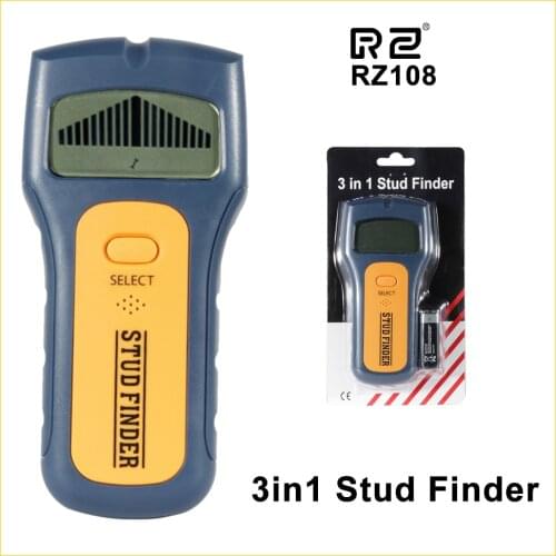RZ Metal Detector Tester Wood AC Cable Electric Wire Finder Scanner Wall DetectorStud Finder Find Tool RZ108