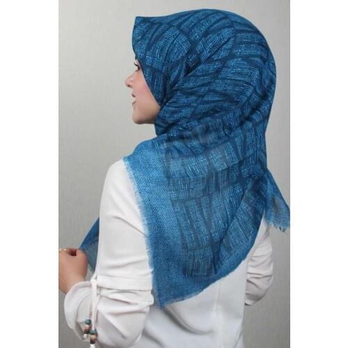 JAWEL PATTERNED LINEN FLAMLI SCARF-DESEN-38-RENK-05