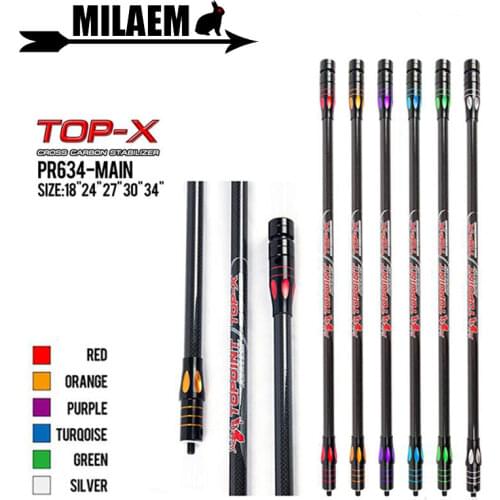 1pc Archery Carbon Stabilizer Main Bar 18inch Stabilizer Balance Bar Rod Recurve Bow Outdoor Shooting Bow And Arrow Accessories