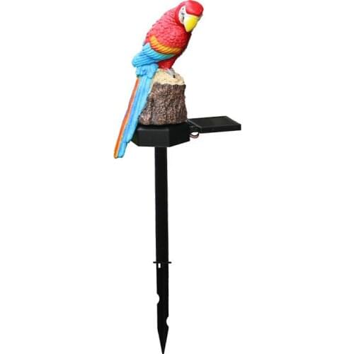 LED Solar Lamp Garden Chandeliers Lawn Resin Parrot Lamp LED Landscape Light Outdoor Waterproof Decorative Lamp Courtyard Garden