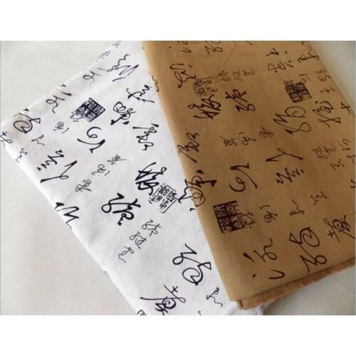 High quality 100% cotton Chinese character fabric used for Quilting sewing dress women clothing skirt curtain by 100x150cm