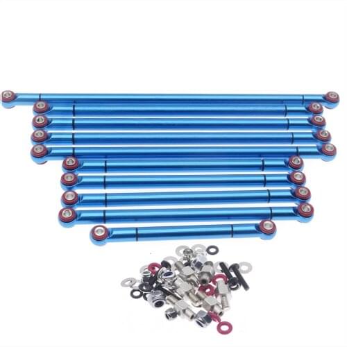 RCAWD A set alloy linkage tie rod for ECX 1-12 Barrage 1-18 Temper FTX5586 outback crawler parts
