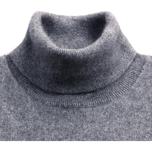 Turtleneck Men Cashmere Cotton Blend Pullover Jumper 2021 Autumn Winter Vetement Homme Ropa Hombre Pull Homme Hiver Sweater XXXL