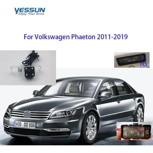 Yessun CCD Rear View Camera For Volkswagen Phaeton 2011-2019 Phaeton Parking Reverse Backup 4 LED CAMERA Car license plate