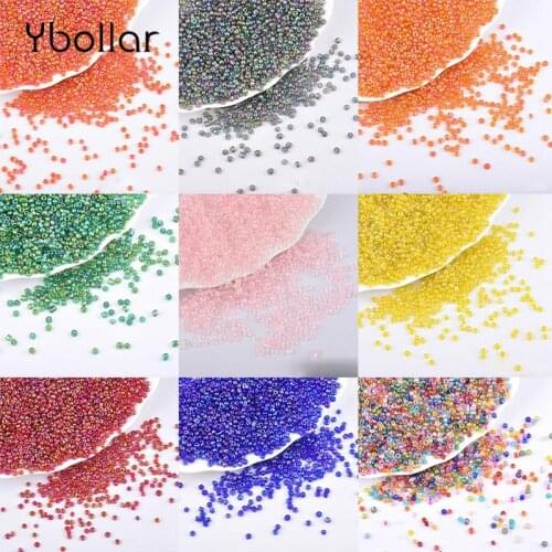 2mm 30g (2000pcs) Charm Czech Glass Seed Beads AB Color/Solid color DIY Bracelet Necklace For Jewelry Making Accessories