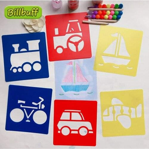 2020 DIY Children DIY Drawing Dinosaur Sea Animal Insect Template Pattern Modl Set Drawing Early Education toy for children Gift