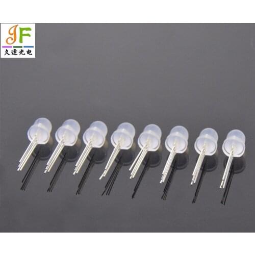 3000pcs DC5V WS2811 F5 5mm F8 8mm Round/ hat RGB LED WS2811 chipset inside RGB Full color Frosted LED Chips