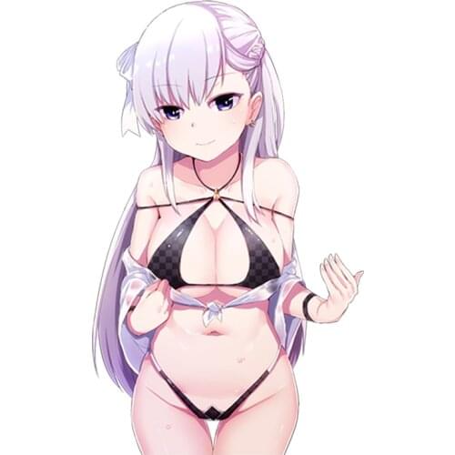 Car Stickers Funny Super Sexy Beauty Azur Lane Atago Anime Window Decals Occlusion Scratch Accessories