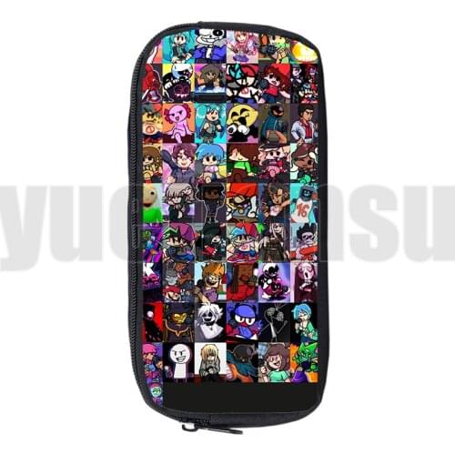3D Fnf Pouch Friday Night Funkin Cosmetic Cases Shooting Game Makeup Box Bags Pencil Case Storage School Supplies Stationery