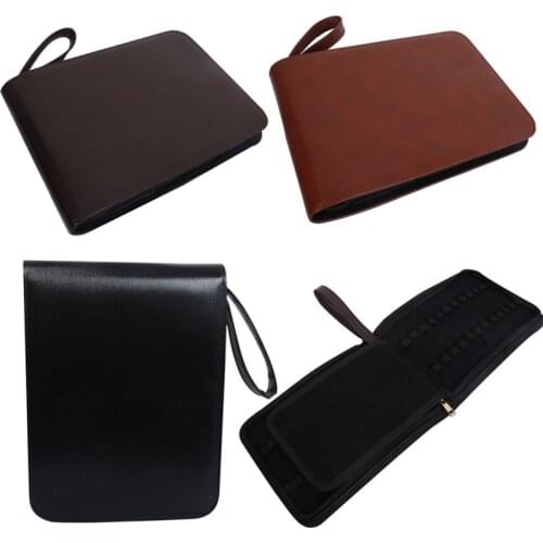 New 24/12 grid bag Korean creative student stationery large capacity pencil case Simple multi-function pencil case