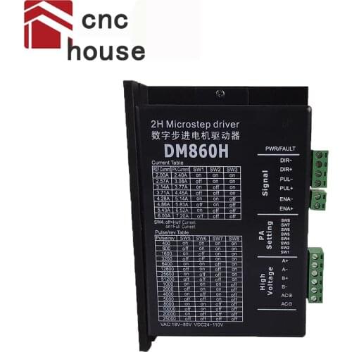 Stepper motor driver Dm860H Microstep Motor Two-phase DC motor speed controller for 57 86 stepper motor Nema 23 34