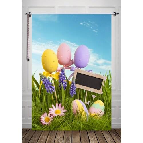 5x7ft Easter Eggs Photography Backdrop Photo Backdrop Studio Background