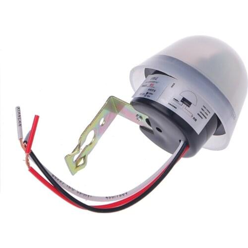 Automatic Auto On Off Photocell Street Light Switch DC AC 220V 10A Sensor Switch