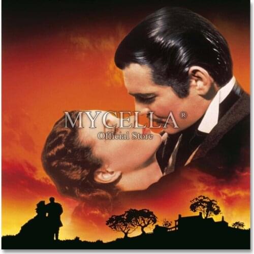 Love 5D DIY Diamond Embroidery Gone With The Wind Diamond Painting Cross Stitch Mosaic Decoration Mosaic Picture Rhinestones