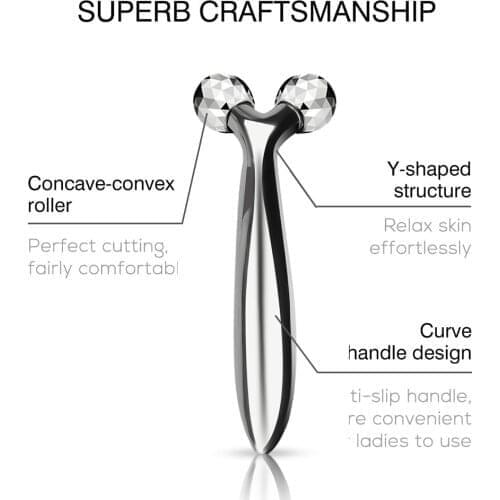 Face-lift Massage Roller 3D Face Lifting Y Shape Roller Massager Wrinkle Remover Instrument Beauty Tool