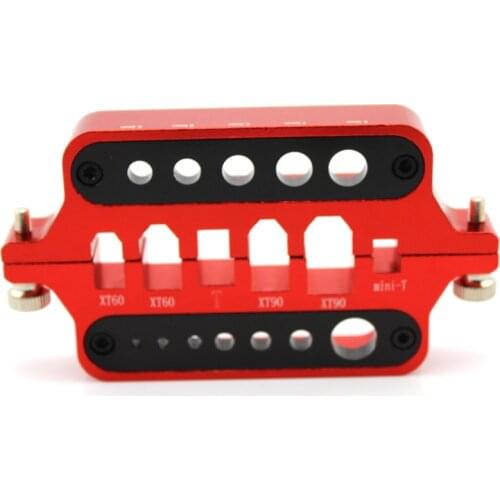 RC metal mini red soldering tool holder model car drone marine welding tool T plug connector XT60 XT90