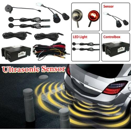 New Car Blind Spot Monitoring System Ultrasonic Sensor Blind Spot Mirror Radar Detection Distance Assist Lane Changing
