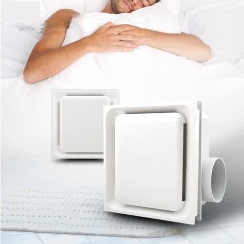 The new exhaust fan household bathroom kitchen bedroom toilet low noise fan fan hotel wall mute exhaust duct exhaust fan 40w