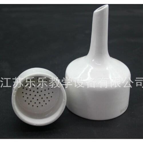 Buchner funnel 60mm 80mm 100mm Porcelain funnel Porous suction filter chemical funnel Experimental consumables