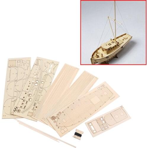 Hot sale 1/30 Nurkse Assembly Wooden Sailboat DIY Wooden Kit Puzzle Toy Sailing Model Ship Gift for Children and Adult