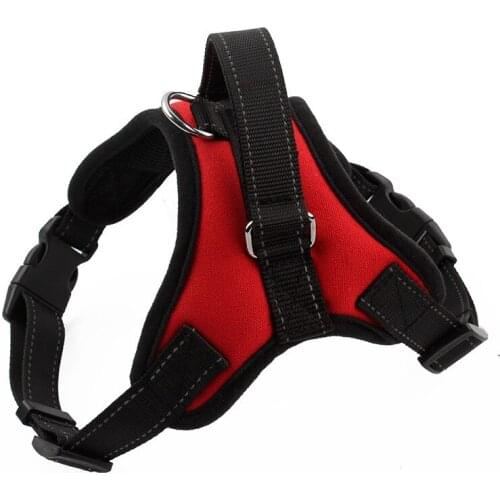 Adjustable Nylon No Pull Dog Harness Vest For Big Dog Harness Large Dog Leash XL Medium Pet Supplies Vest Pet Collar Accessories