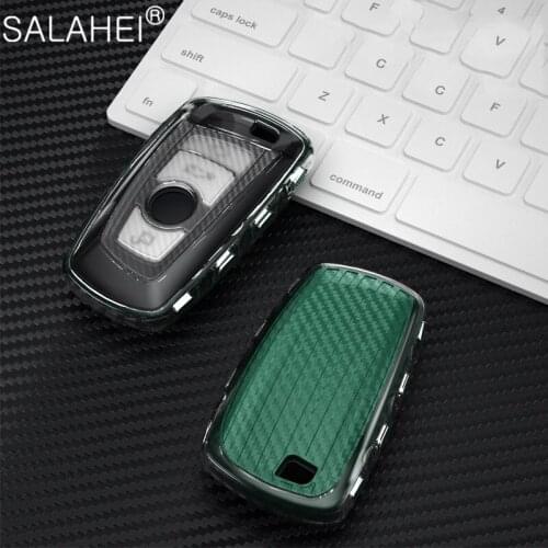 Luxurious TPU Car Key Case Cover for BMW 520 525 F20 F30 F10 F18 118i 320i X3 X4 M3 M4 M5 1 3 5 7 Series Remote Car Key Covers
