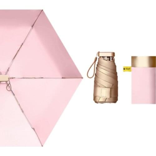 Sun Umbrella Very Small Mini Umbrella Foldable Umbrella Sun Protection and Ultraviolet Protection Pocket Parasol