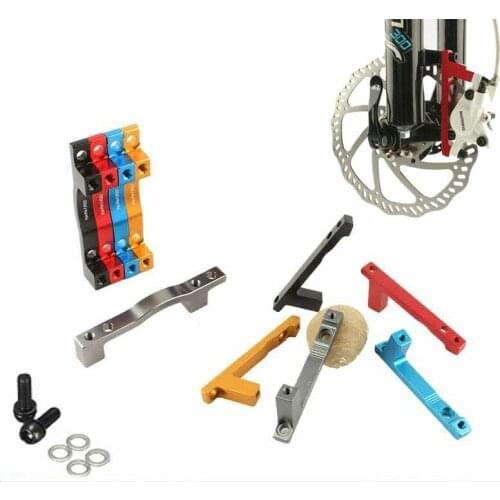 Bike Disc Brake Rotors Front Rear 180mm 203mm bicycle Adaptor PM Caliper Aluminium Alloy cycling Accessorie Adaptor