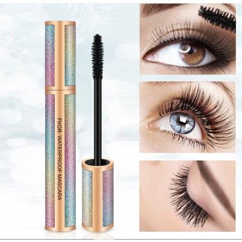 Bright Starry 4D Mascara Waterproof Lasting Quick drying Natural Soft Extension Curling Black Dense Eyelash Eye makeup Cosmetic