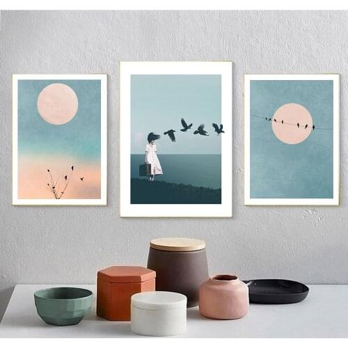 Forgetting Your Face Art Canvas Painting Posters And Prints The Beauty Of Silence Modern Wall Pictures For Living Room Decor