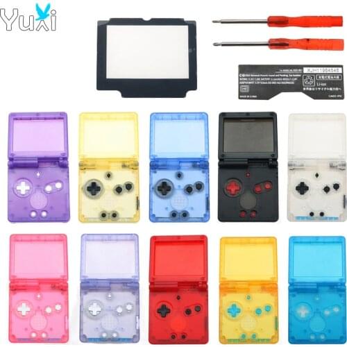 YuXi For GameBoy Advance SP Limited Edition Replacement Housing Shell Screen Lens For GBA SP Console Cover Case