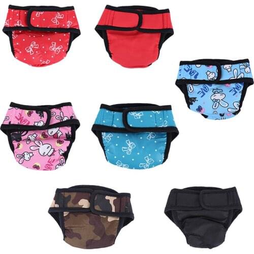 Female Dogs Cotton Physiological Shorts Puppy Diaper For Small Medium Dogs Underwear Briefs For Female Dog Pants