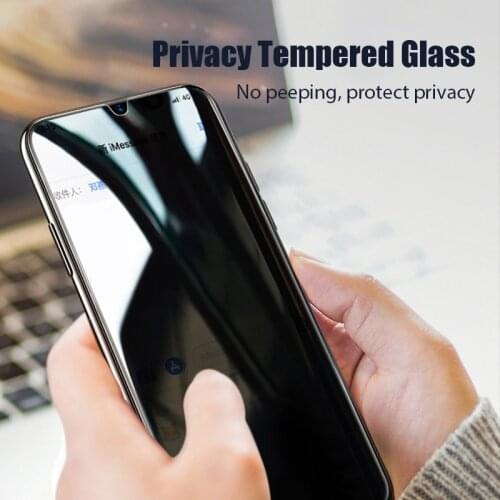 Hard Anti-Spy Screen Protector for Redmi Note 10 9 Pro Max 10S 5G 9S 9T Tempered Glass for Redmi K30 Pro K30 Ultra K40 Pro Plus