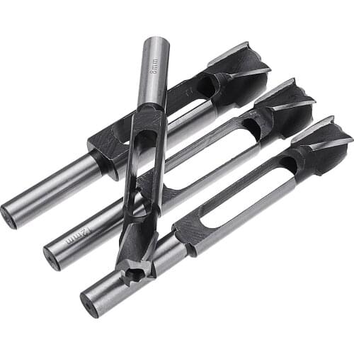 8/10/12/15mm Tenon Dowel And Plug Drill 13mm Shank Tenon Maker Tapered Woodworking Cutter