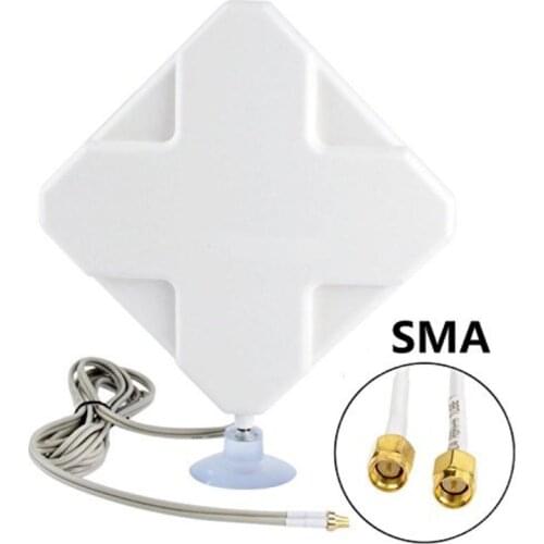New 4G antenna 35dBi SMA Male Aeria for Router E589 E392 ZTE MF61 MF62 aircard 753s 754s760s 4G LTE FDD/TDD ROUTER MODEM