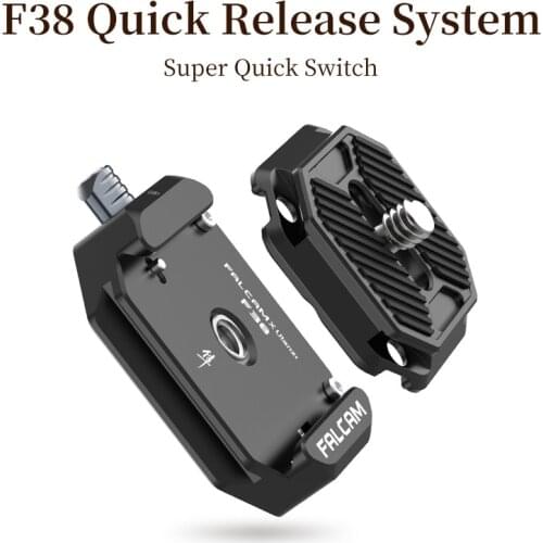 Ulanzi Falcam F38 Quick Release Plate Clamp Quick Release System Camera Strap Clip Universal DSLR Camera Tripod Slider Adapter