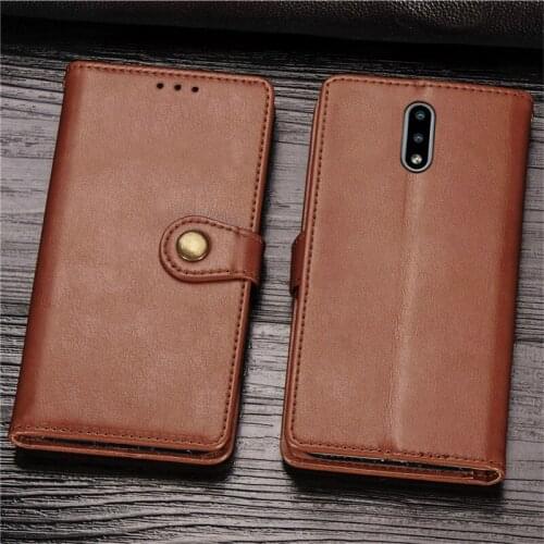 Retro Wallet Cases For Nokia 5.3 Leather Flip Cover With Card Slot Stand Shell For Nokia 2.3 New Luxury Business Style Phone Bag