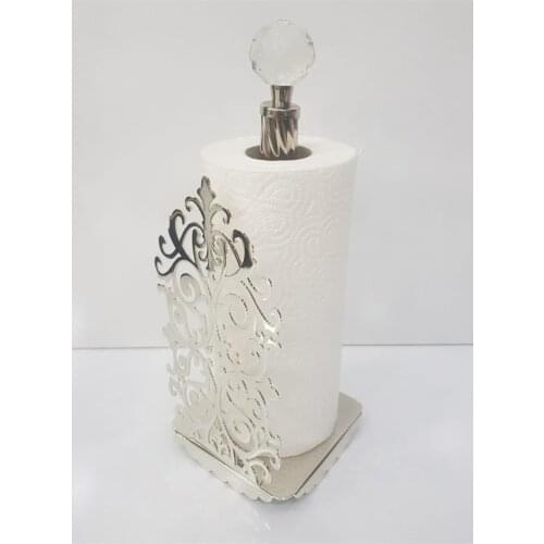 Paper Towel Holder Silver Colour