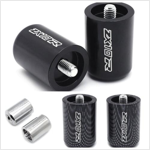 Aftermarket free shipping motor parts For Motorcycle Kawasaki Ninja ZX10R ZX-10R 10R 2006 2007 Motorcycle Hand Bar Ends Black