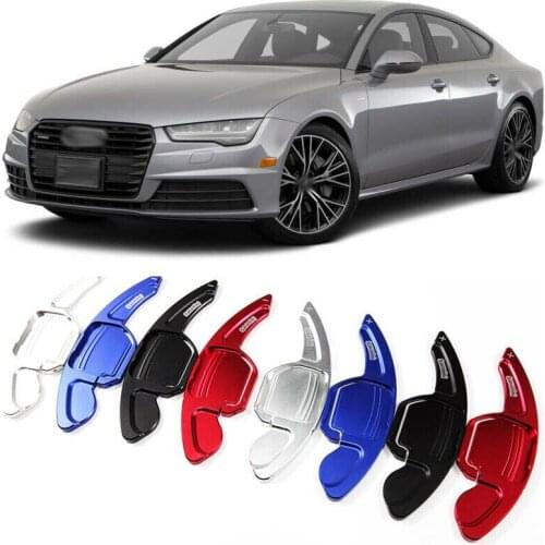 Savanini Alloy Add-On Steering Wheel DSG Paddle Shifters Extension For Audi A7 2013-2018
