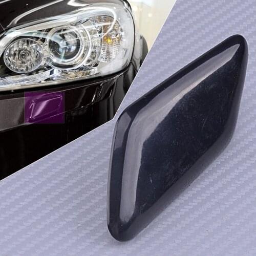 DWCX Plastic Car Front Left Side Headlight Washer Nozzle Cover Cap 39863927 31214637 Fit For Volvo C30 2010 2011 2012 2013