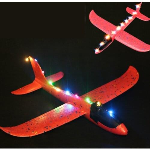 48CM Hand Throw Flying Glider Planes Foam Plane Kid toys Model Glider airplane Kids Gift Toy Free Fly Plane Toys