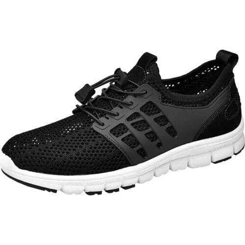 Mens Sneakers Breathable Mesh Shoes Sneakers Summer New Korean Mens Shoes Fashion Comfortable Outdoor Sports Walking Shoes