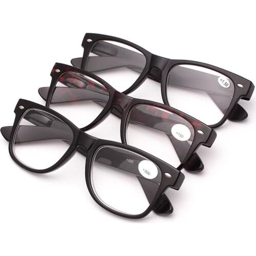 Seemfly Presbyopia Glasses Resin Lens Full Frame Spring Leg Ultra Light Anti Fatigue Eyeglasses For Men And Women Unisex