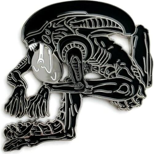 Cosmile Original Black Skeleton Green Shine Secure Metal Badge Brooch Pin Gift Limited Badge fashion cute new cosplay